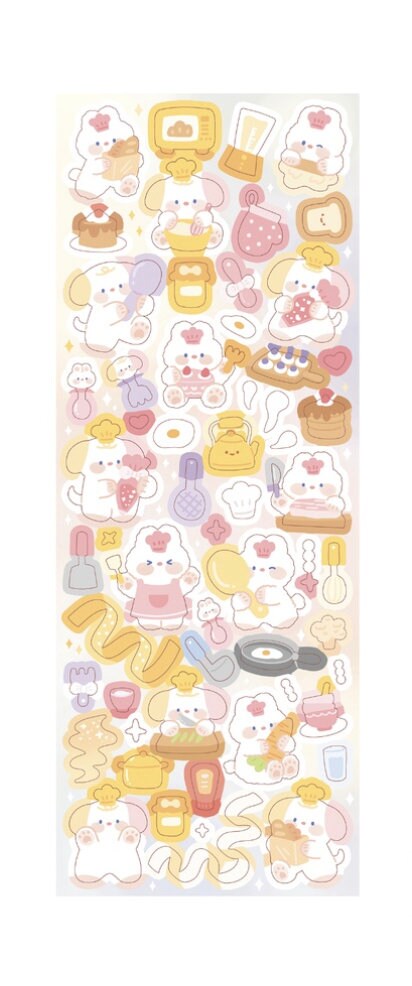 KPop Polco Deco Stickers -1pc, Deco Sticker Sheet, kawaii korean sticker, Journal Deco, planner, toploader, Stationery Gift
