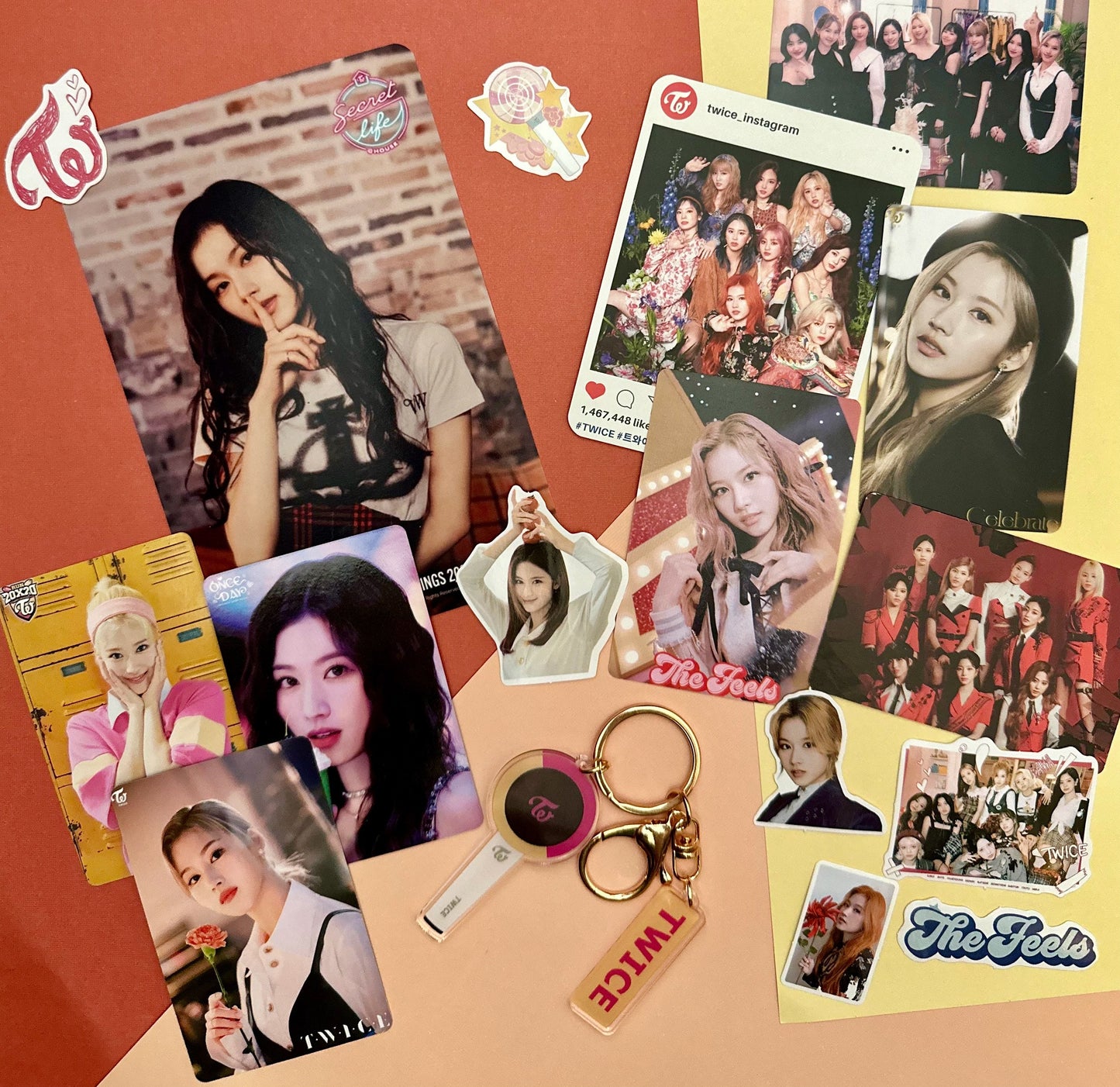 Twice Bias Pack | Basic Pack | Key Chain | Photo cards | Random | Gift for friends Active