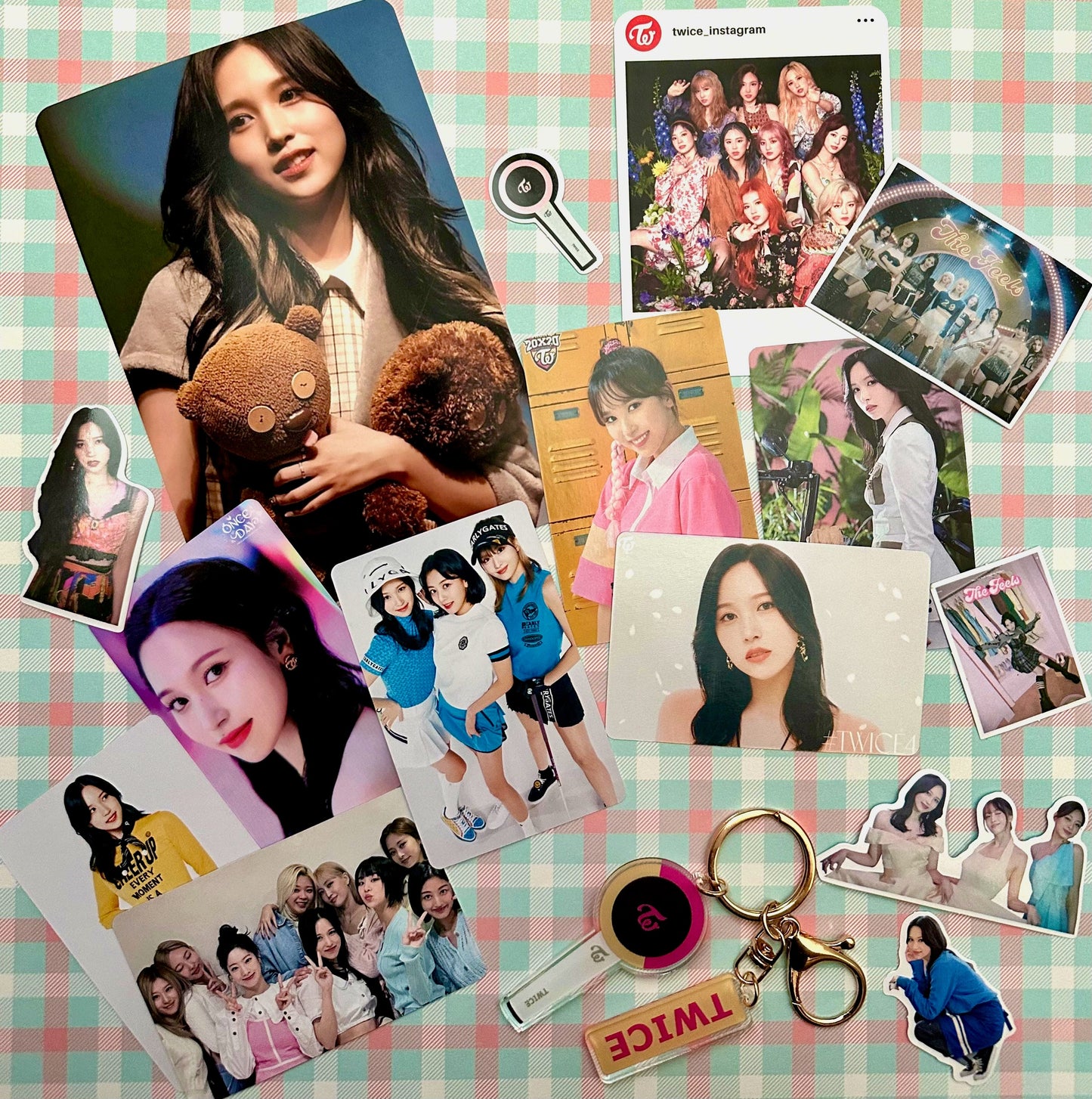 Twice Bias Pack | Basic Pack | Key Chain | Photo cards | Random | Gift for friends Active