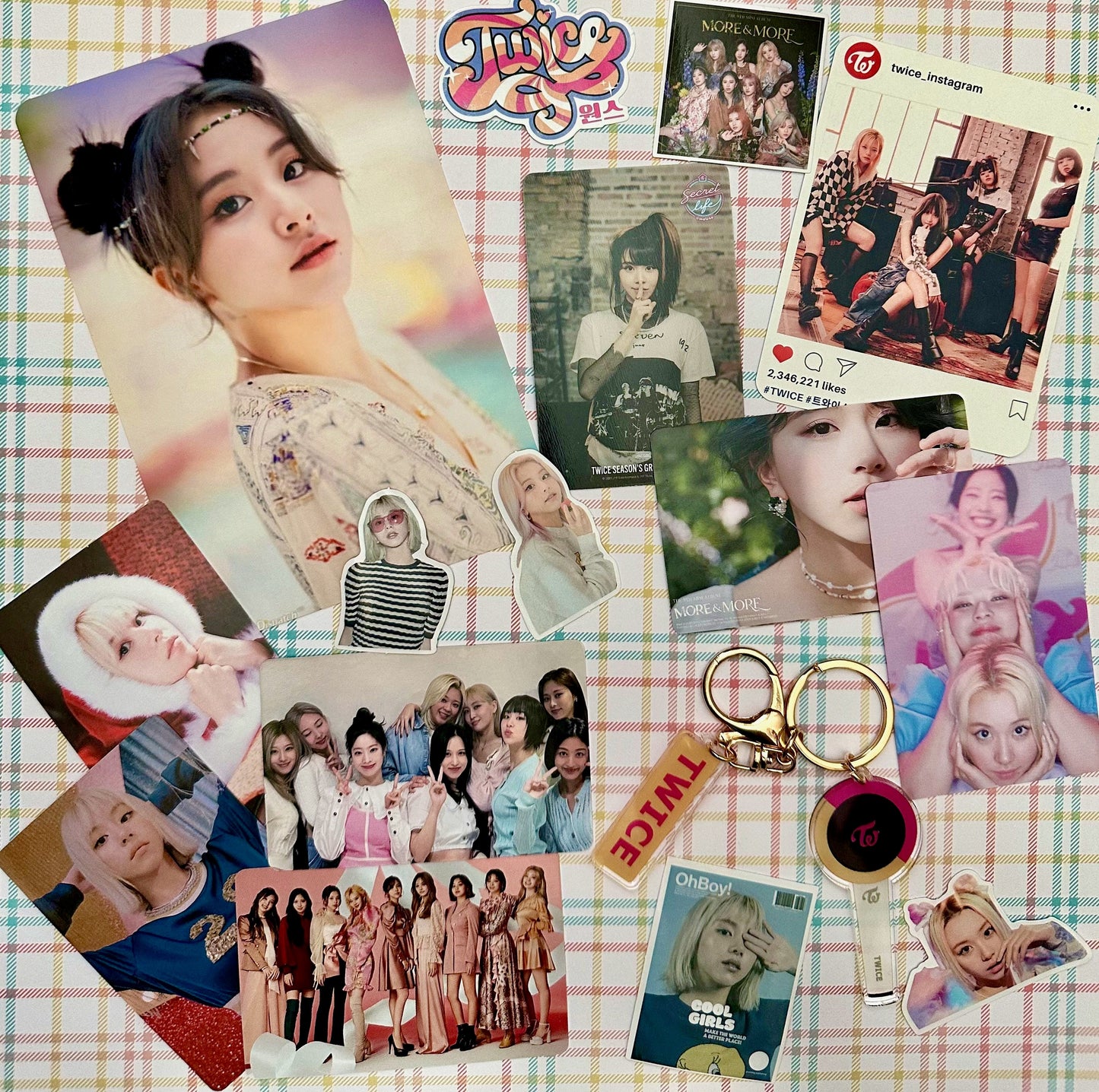 Twice Bias Pack | Basic Pack | Key Chain | Photo cards | Random | Gift for friends Active