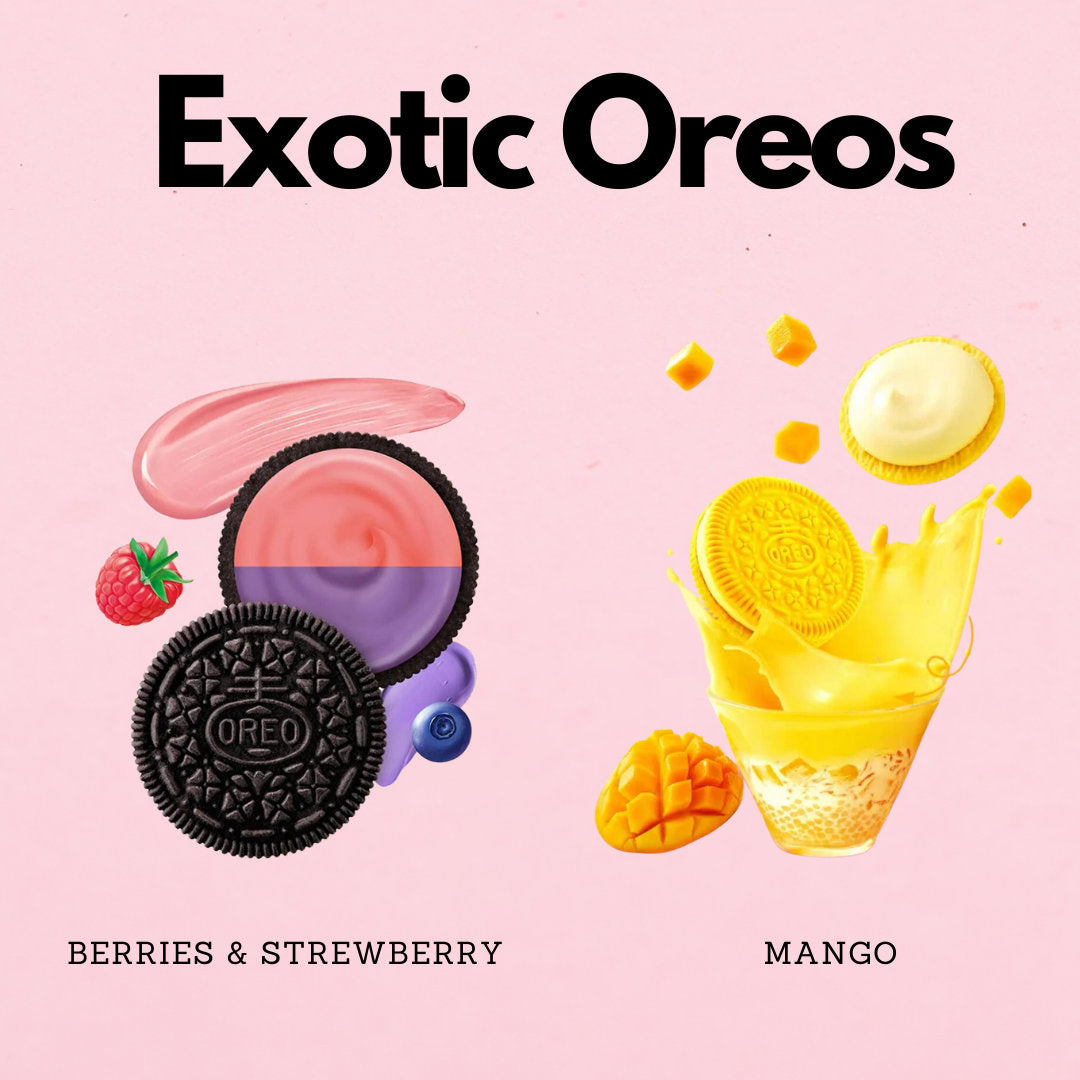 Korean Oreo | Strawberry | Golden Creme Cookies | Cookie and cream