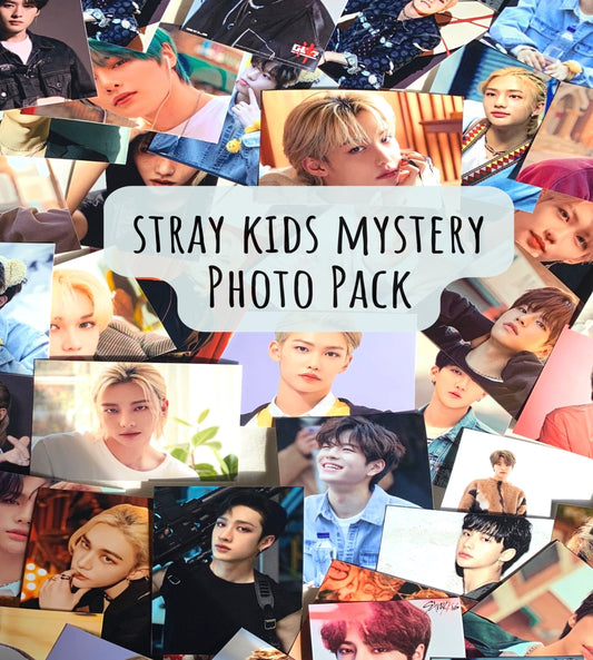 Stray Kids Random wallet size mystery photo pack | unofficial photo cards | With Freebies