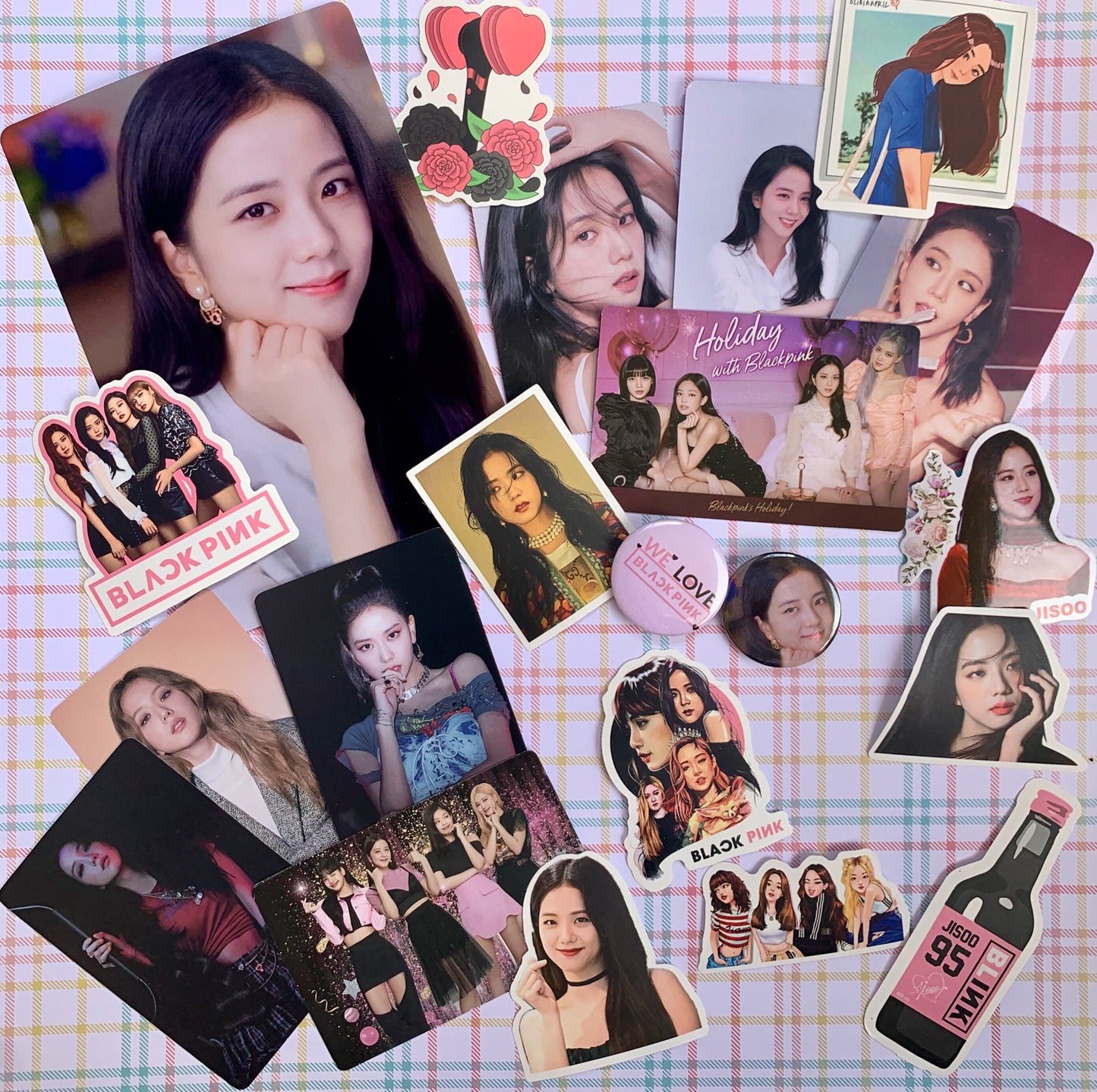 Black Pink Bias Pack | Basic Pack | Pins | Photo cards | Random | Gift for friends