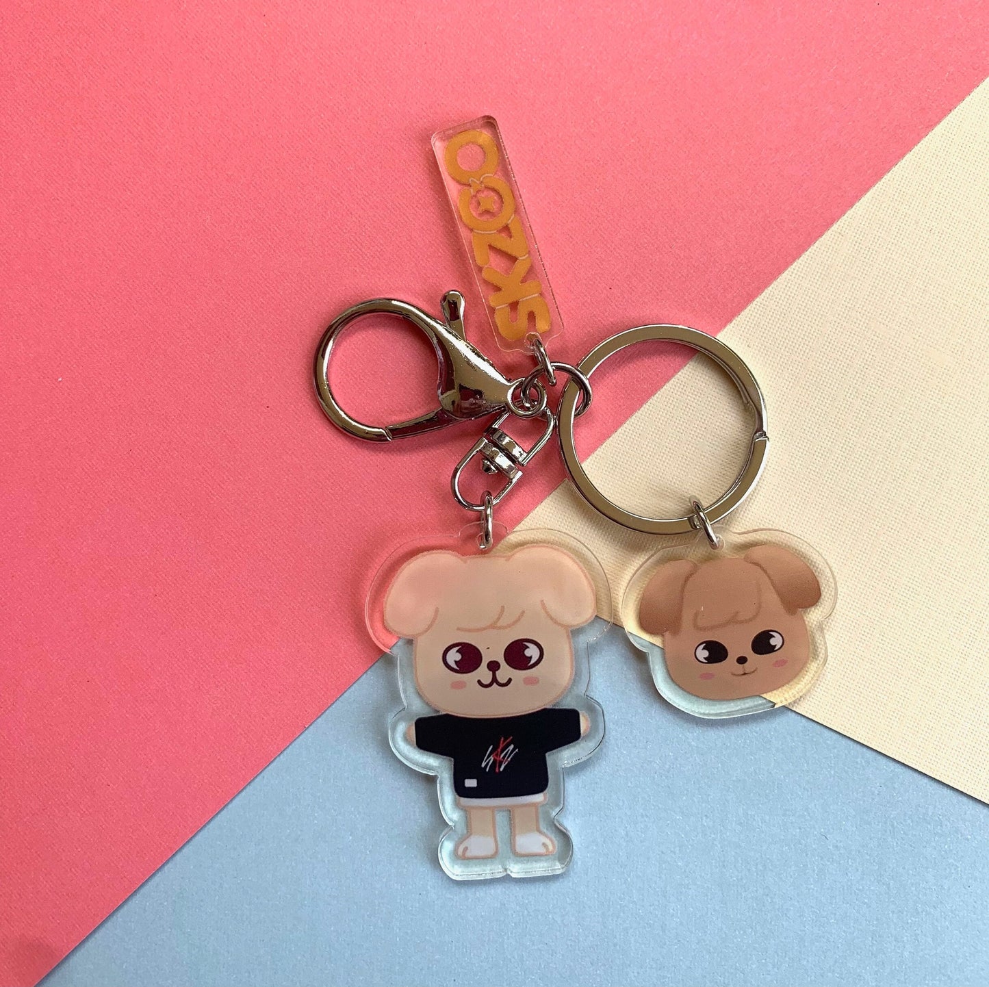 Cute SKZOO keychain | Stray Kids Keychain - Skz | KPOP | Bias pack | Phone Charm Wolf Chan Han Bbokari Leebit PuppyM Dwaekki Jiniret Foxi.NY