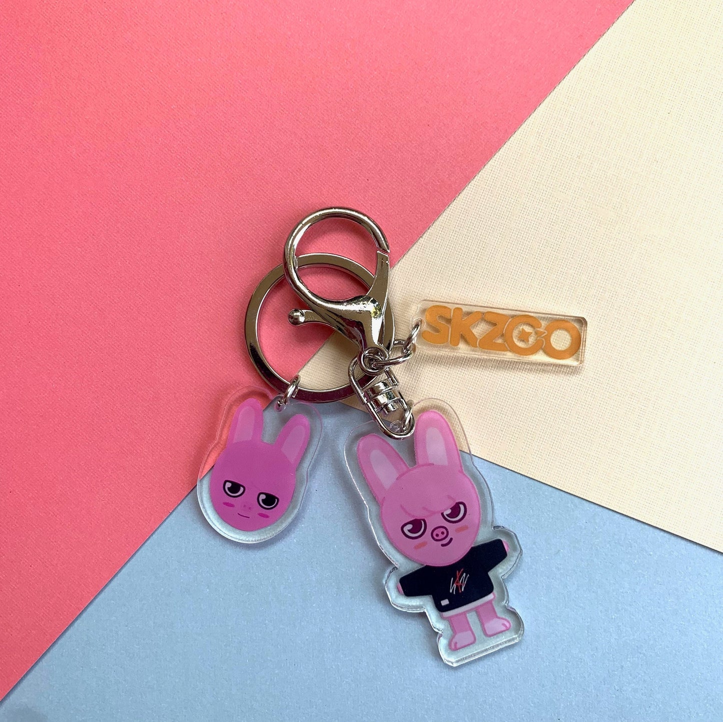Cute SKZOO keychain | Stray Kids Keychain - Skz | KPOP | Bias pack | Phone Charm Wolf Chan Han Bbokari Leebit PuppyM Dwaekki Jiniret Foxi.NY