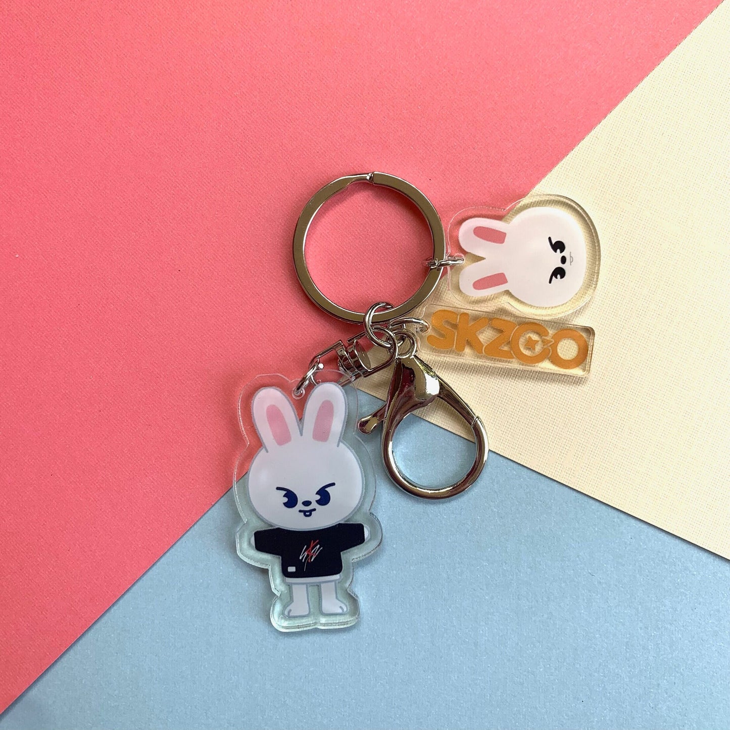 Cute SKZOO keychain | Stray Kids Keychain - Skz | KPOP | Bias pack | Phone Charm Wolf Chan Han Bbokari Leebit PuppyM Dwaekki Jiniret Foxi.NY