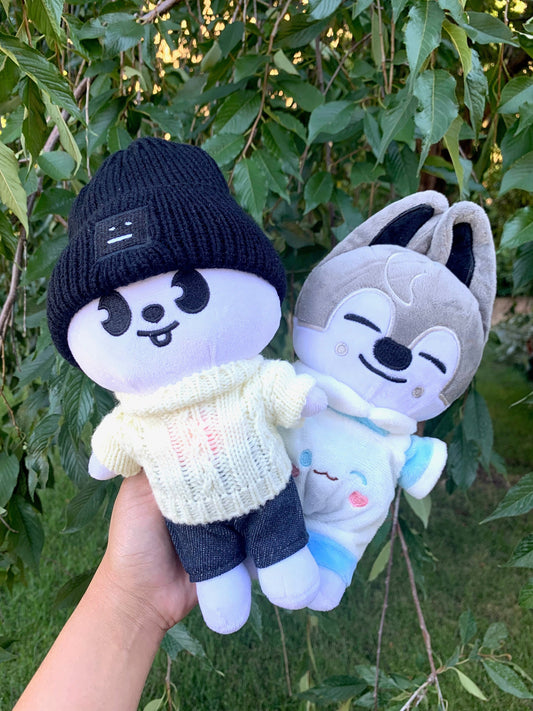Skzoo Plushy | Skzoo Outfit Set | Kpop Doll Clothes| 20 Inches Doll outfit
