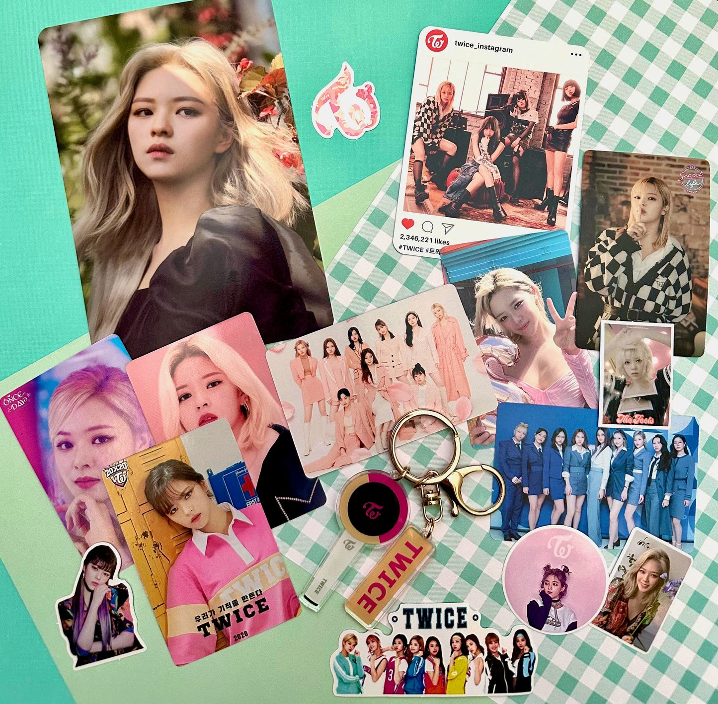 Twice Bias Pack | Basic Pack | Key Chain | Photo cards | Random | Gift for friends Active