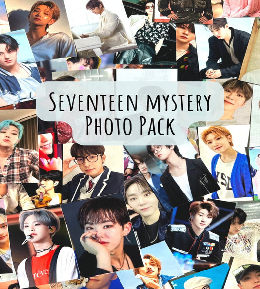 Seventeen Random wallet size mystery photo pack | unofficial photo cards | With Freebies