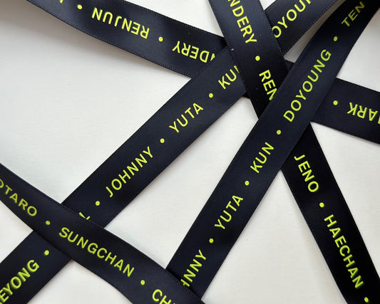 NCT Ribbon | NCTizen | Kpop Merch | Meumwonbong Bow | Taeyong, Taeil, Yuta, Doyoung, Jaehyun, Jungwoo, Hendery, Ten, Jeno,  Lucas, Mark,