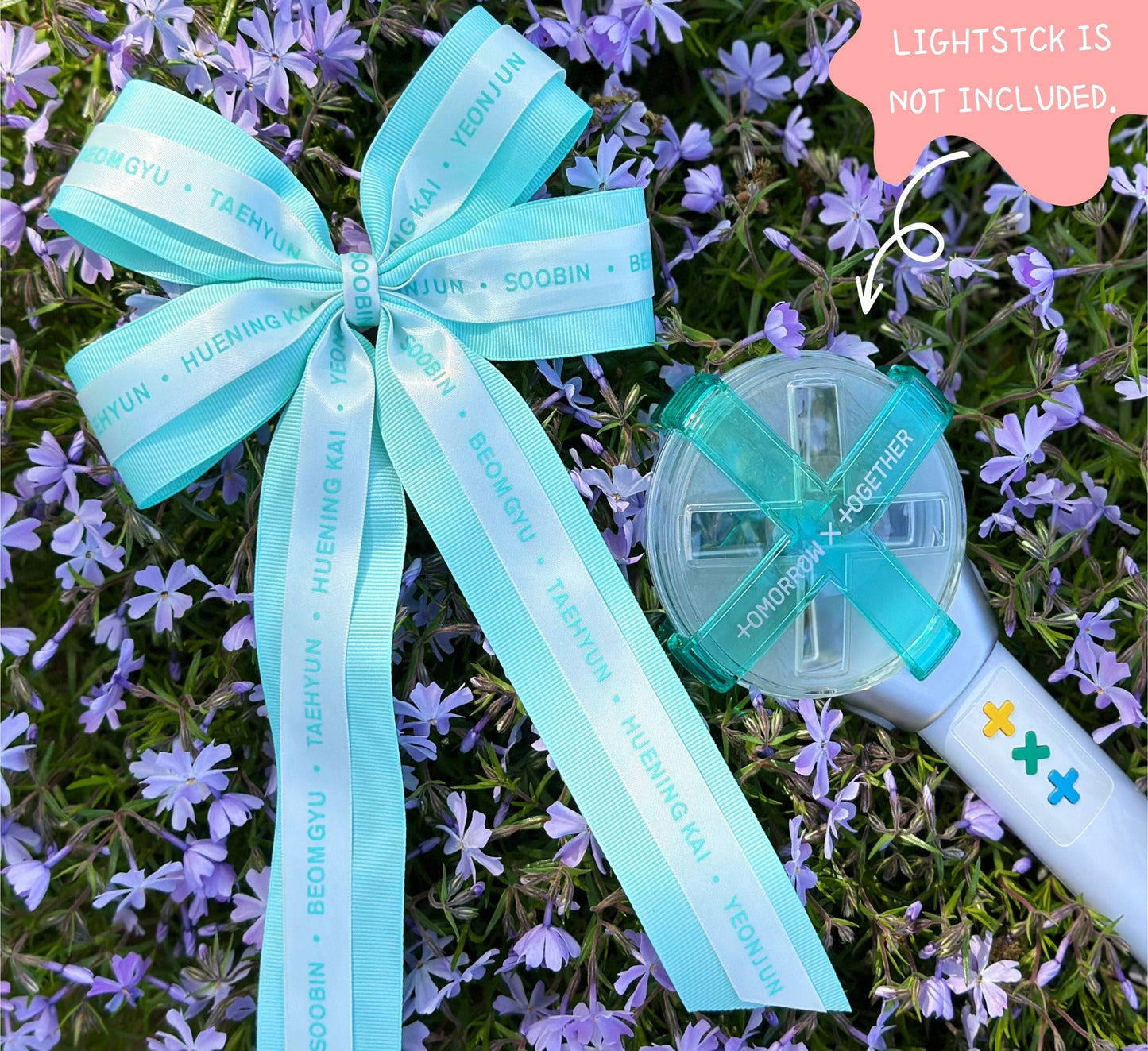 TXT Lightstick Bow | Kpop Concert | Light Stick Deco Custom Decor Accessory